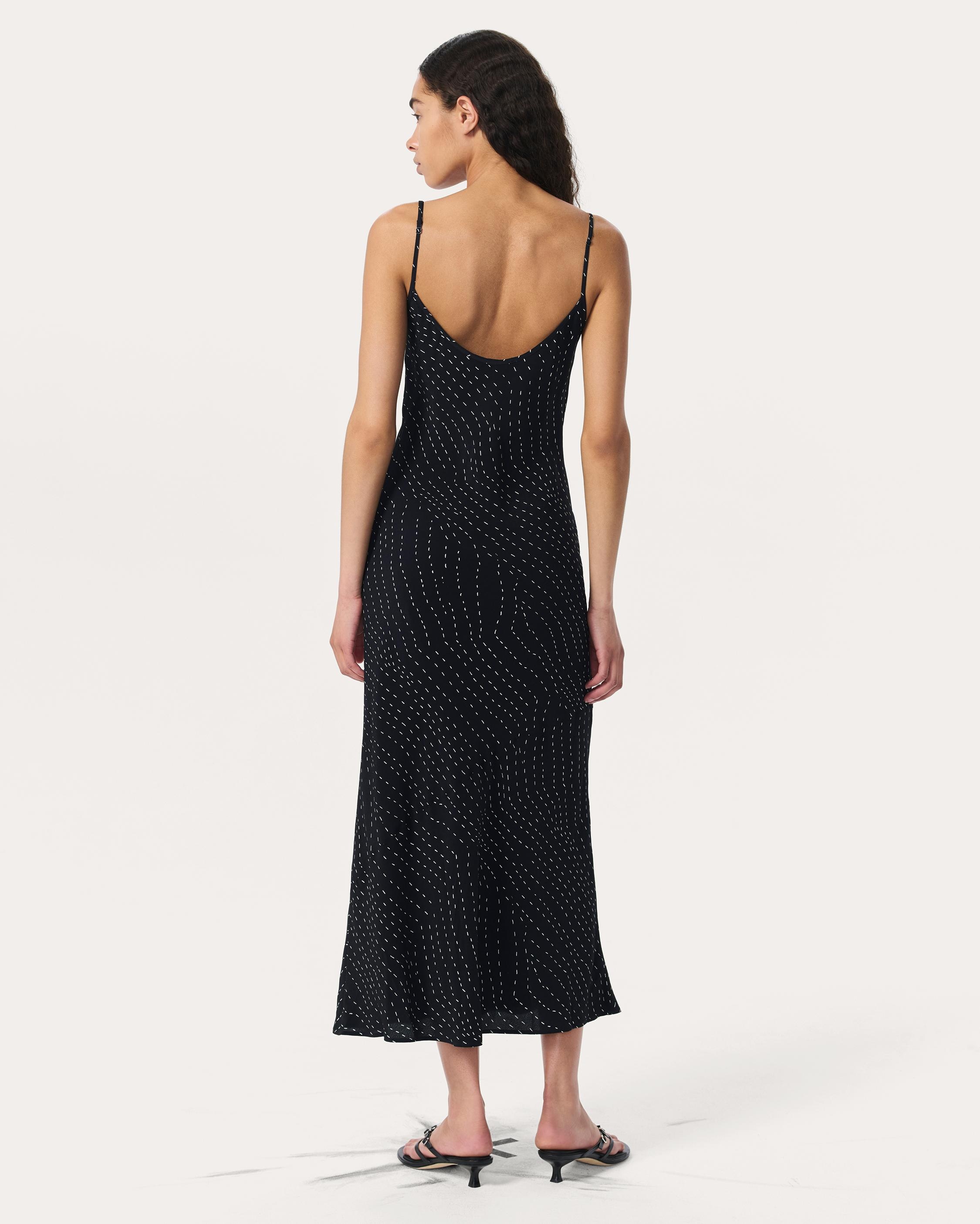 Alessia Printed Slip Dress - 6