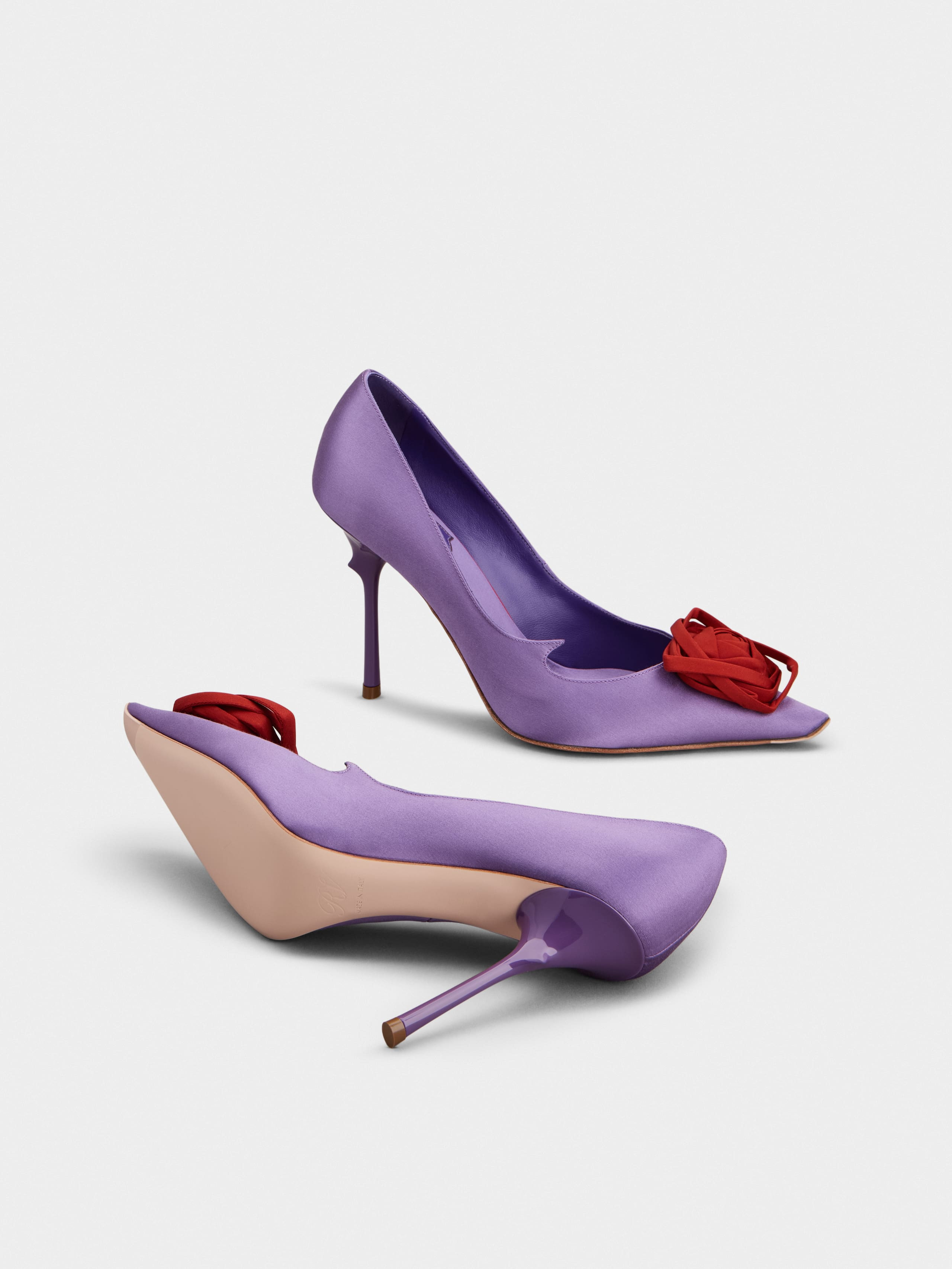 Rose Vivier Pumps in satin - 6