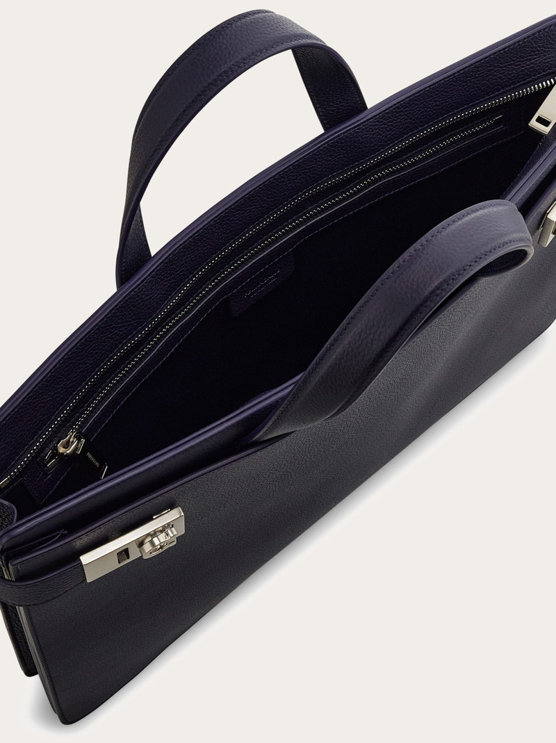 Briefcase with Gancini buckles 5