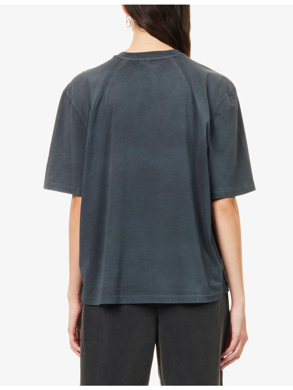 Dart Round-Neck Cotton-Jersey T-Shirt - 4