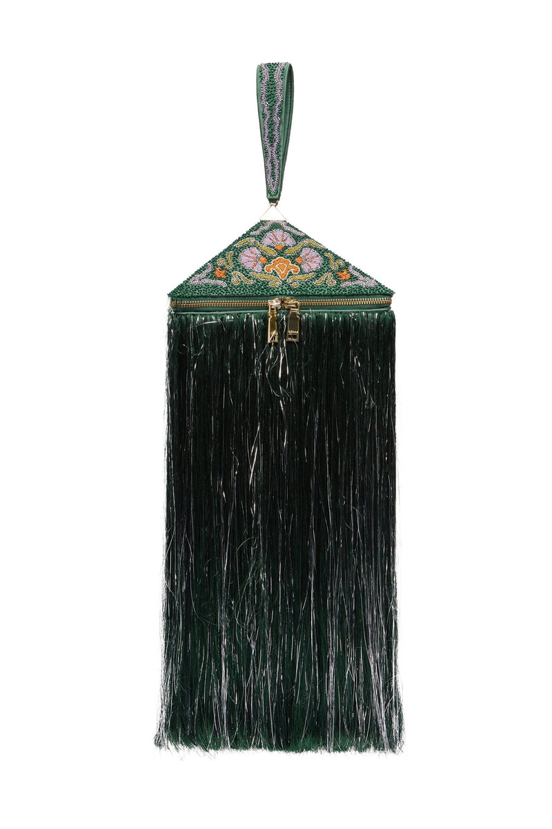 Ramira Embellished Pyramid Bag 1