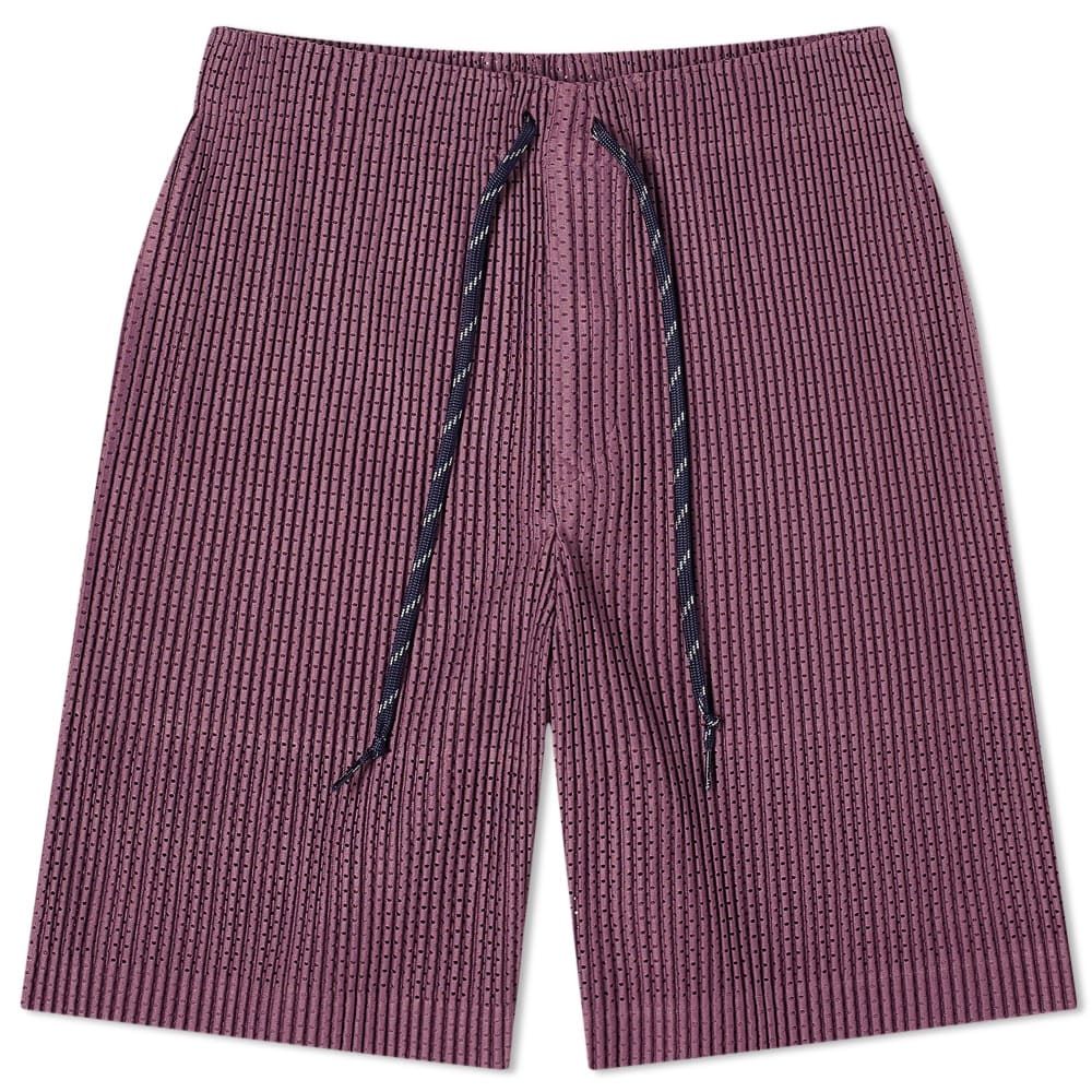 Homme Plissé Issey Miyake Colourful Mesh Pleated Shorts - 1