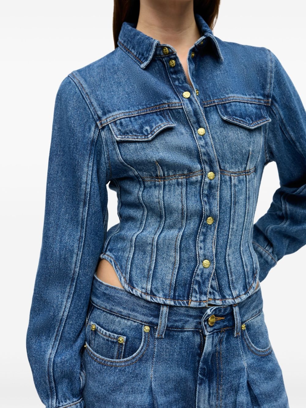 denim shirt - 5