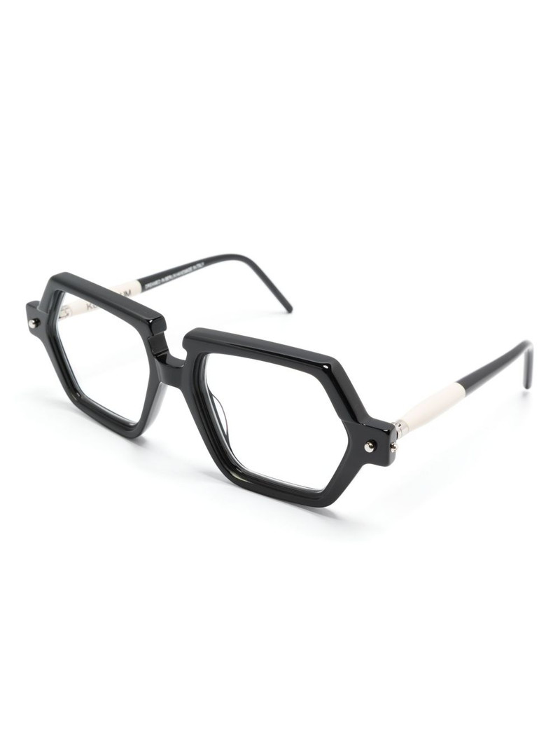 Kuboraum geometric-frame glasses outlook