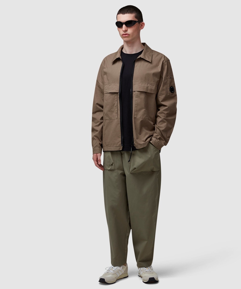 Gabardine utility overshirt - 6