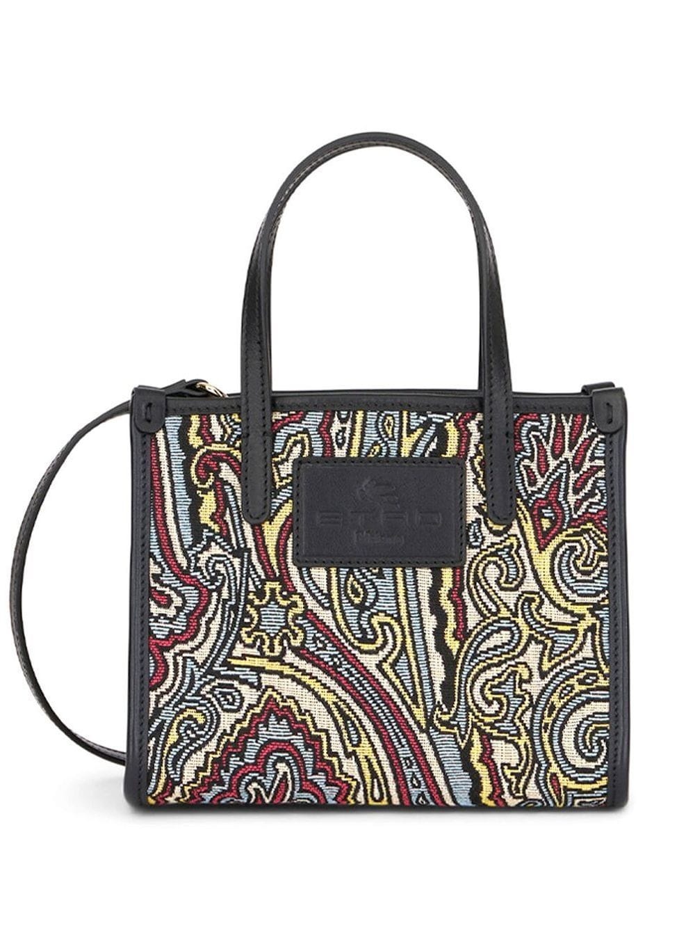 paisley jacquard tote bag - 1