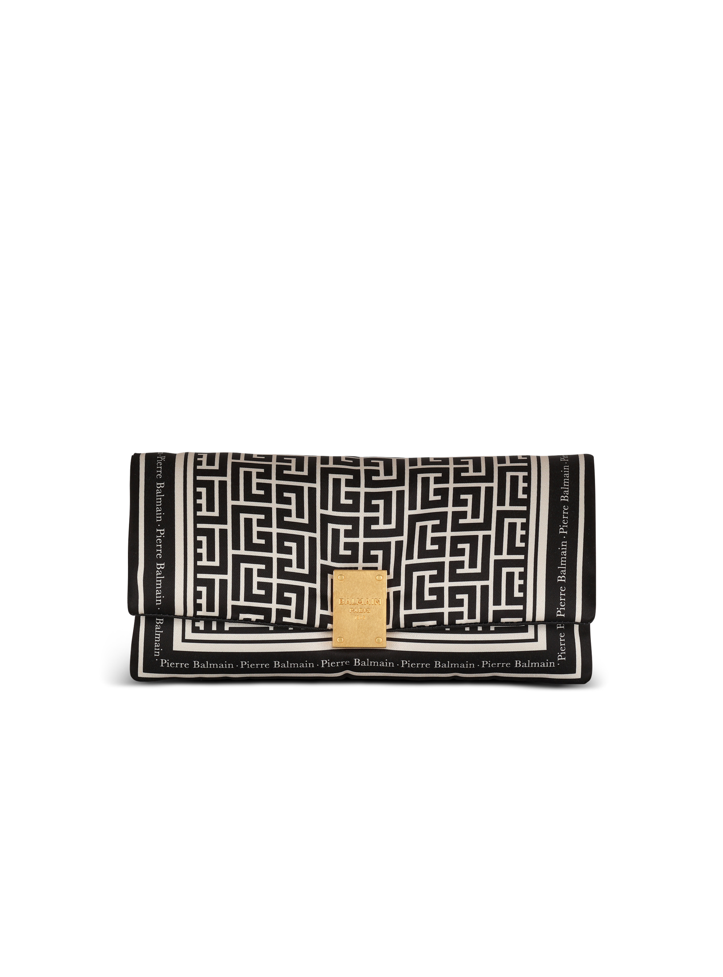1945 Soft monogrammed scarf clutch - 1