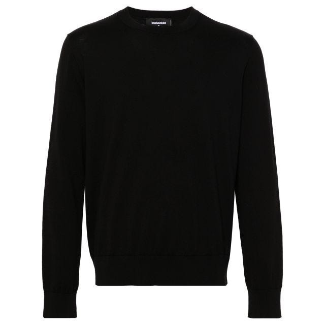 Black logo sweater - 1