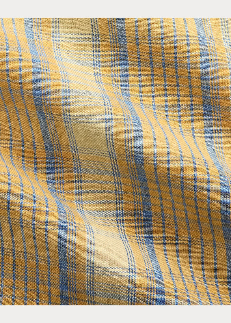 Slim Fit Plaid Western Shirt 7