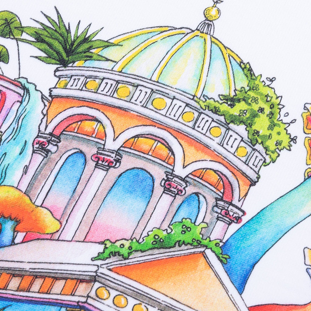 【CASABLANCA】The Road to Knowledge Casablanca White 'The Road To Knowledge' T-Shirt Casablanca