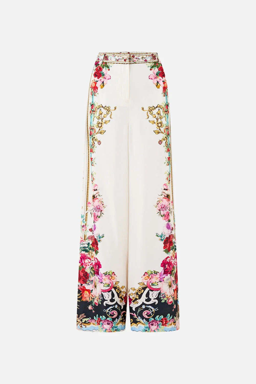 WIDE LEG WAISTED PANT - 1
