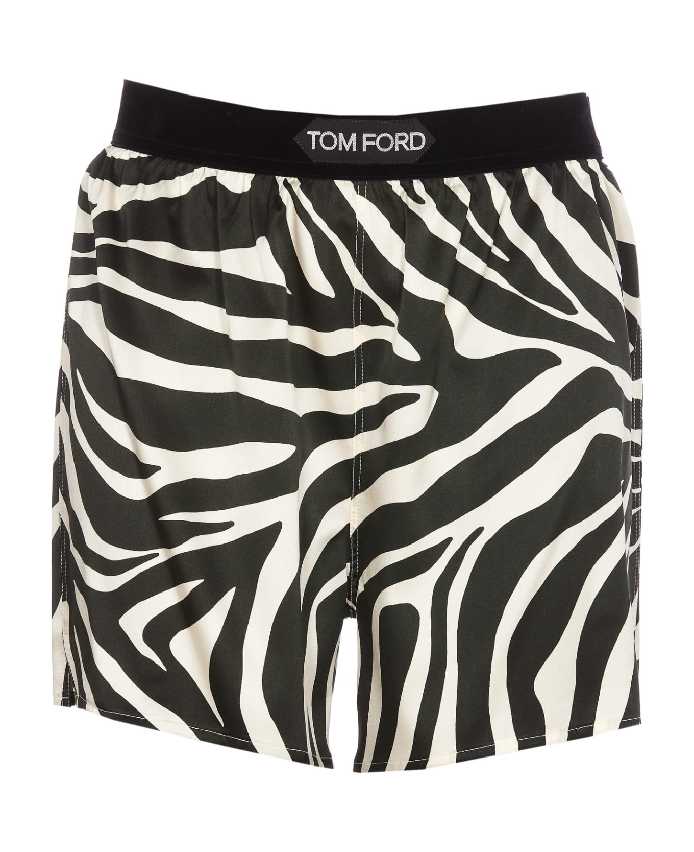 Zebra Print Shorts - 1