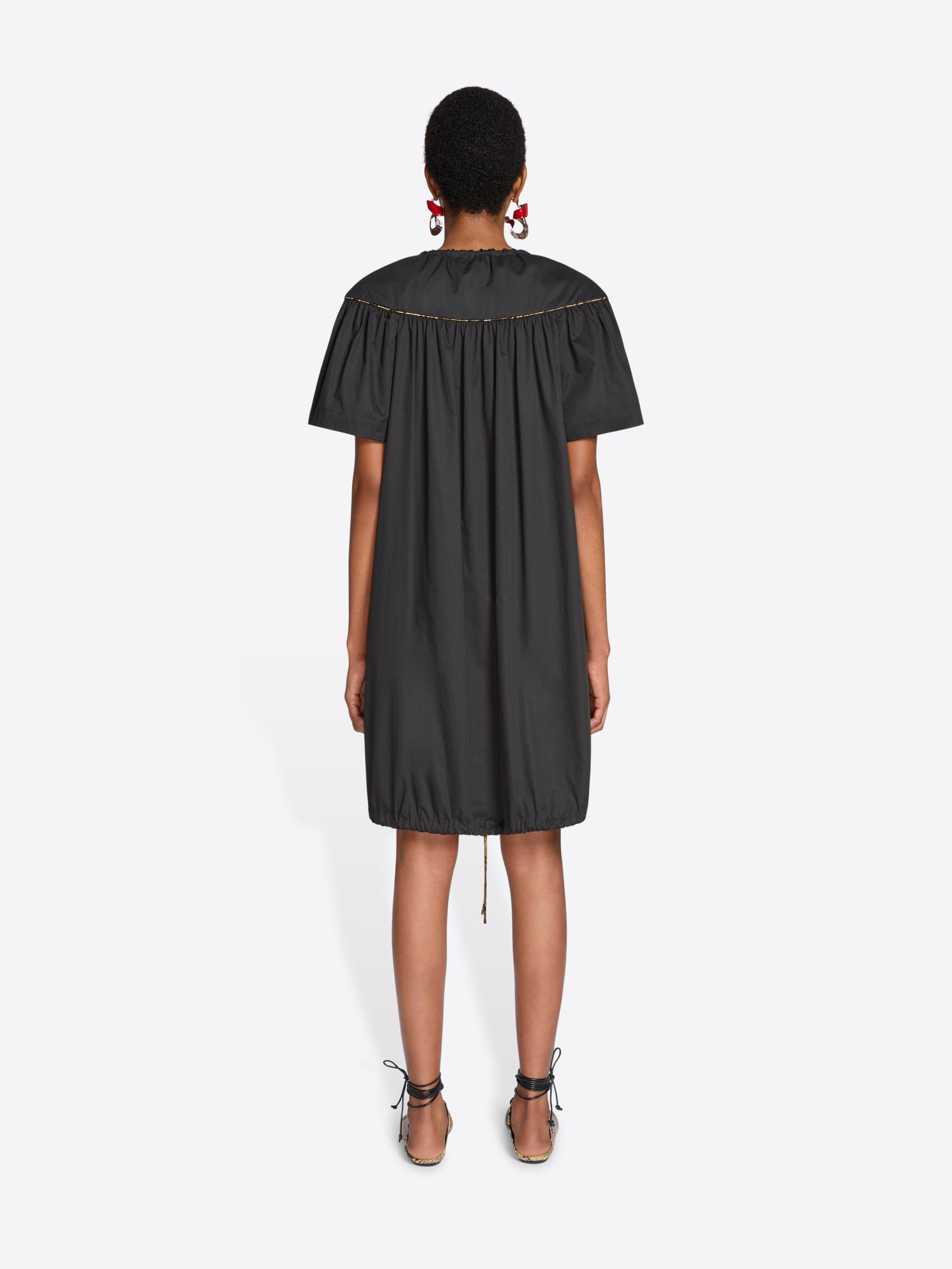 ワンピース Dries van noten dress Dries Van Noten OVERSIZED COTTON DRESS | REVERSIBLE