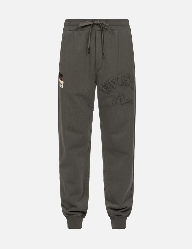 LOGO AND SEAGULL APPLIQUE REGULAR FIT SWEATPANTS 1