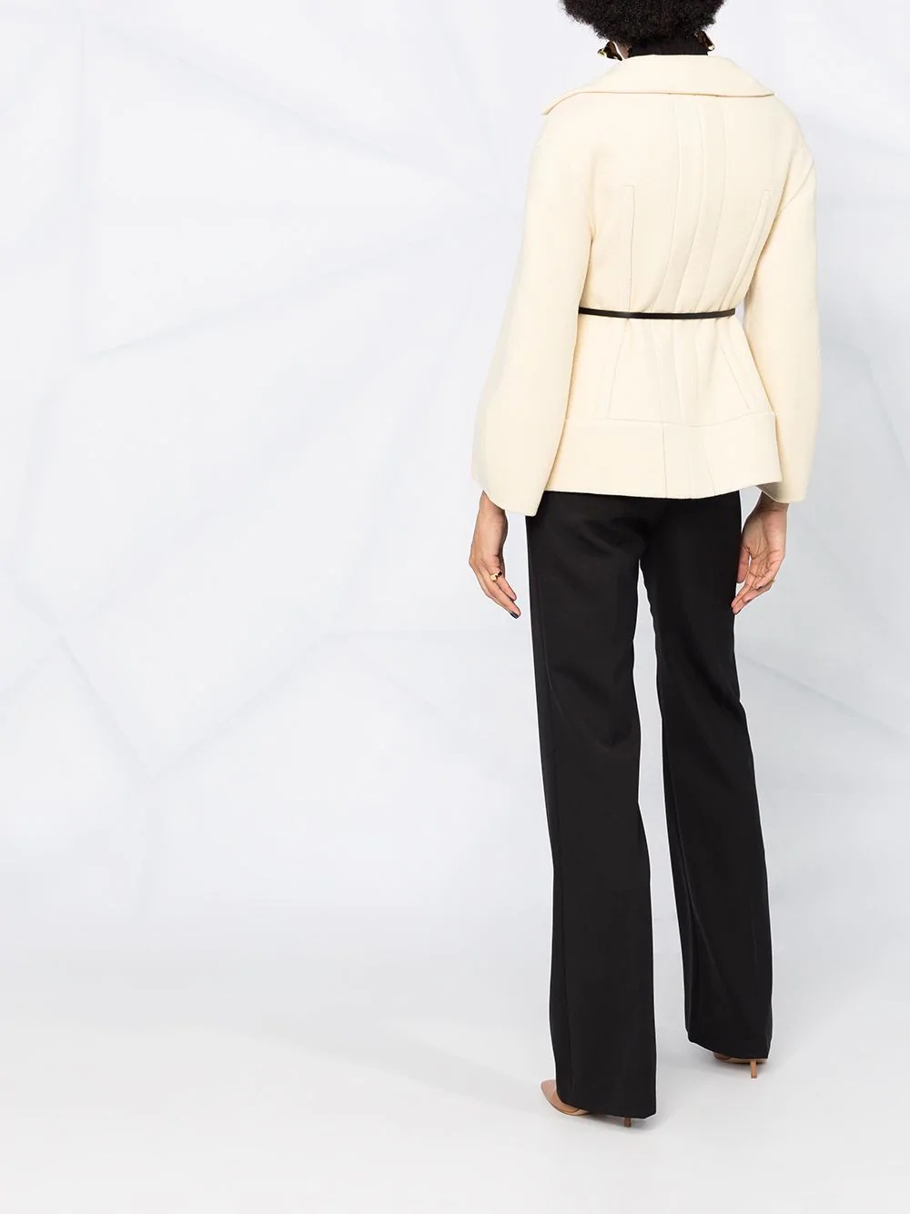 structured wool jacket - 4