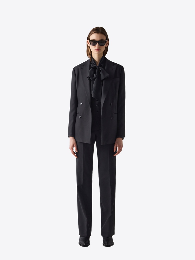 BLAZER 78 BLACK WOOL - 2
