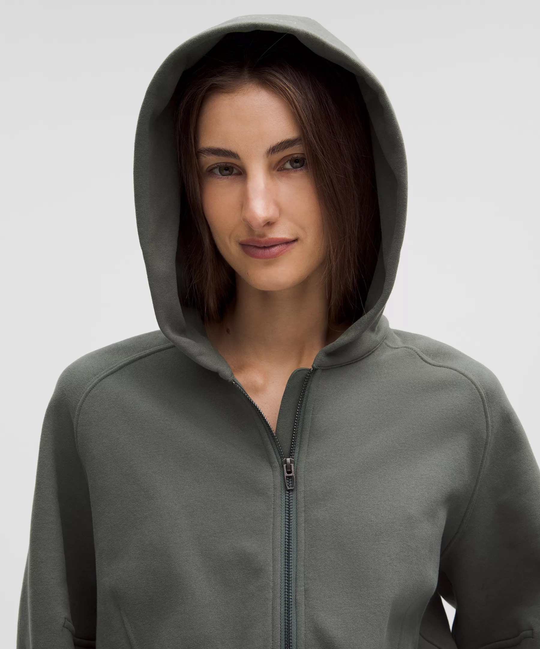 Loungeful Relaxed-Fit Full-Zip Cropped Hoodie - 4