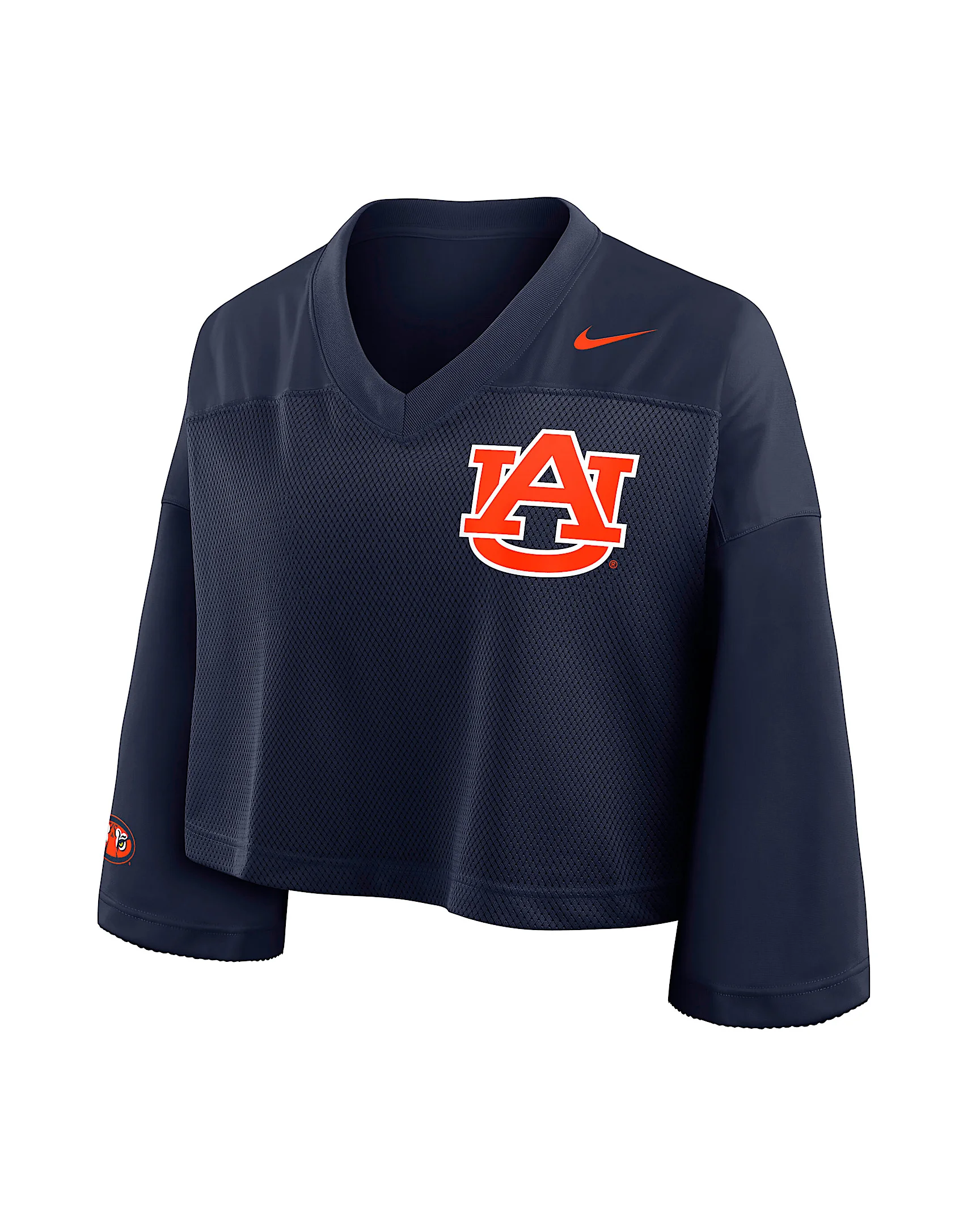 Auburn Jersey Women's Nike Dri-FIT College Cropped Top - 1