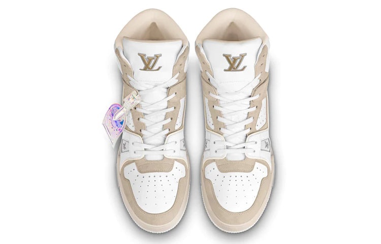 LOUIS VUITTON Trainer Ankle Sneakers 'Beige' 1A7P27 - 2