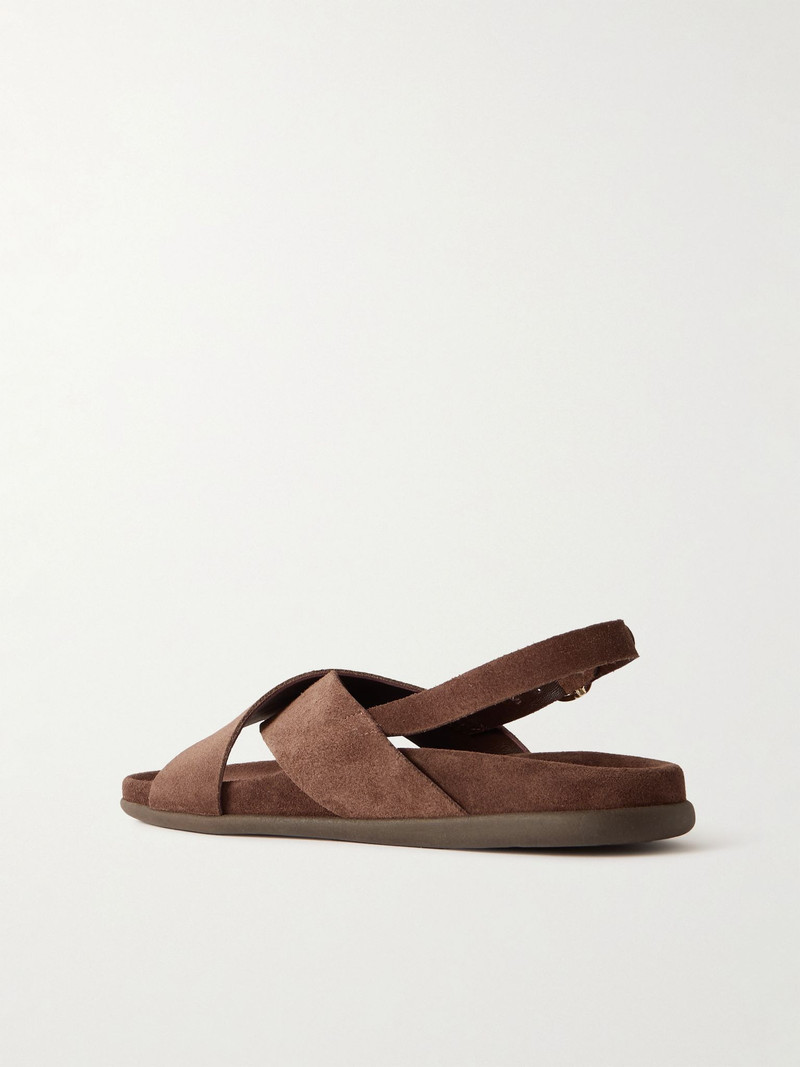 Ikesia suede slingback sandals Brown 3