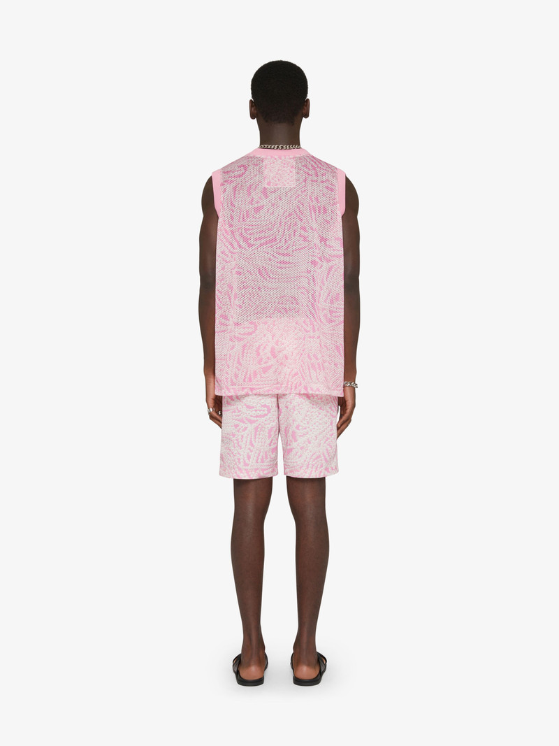 BASKETBALL TOP IN PRINTED MESH 4