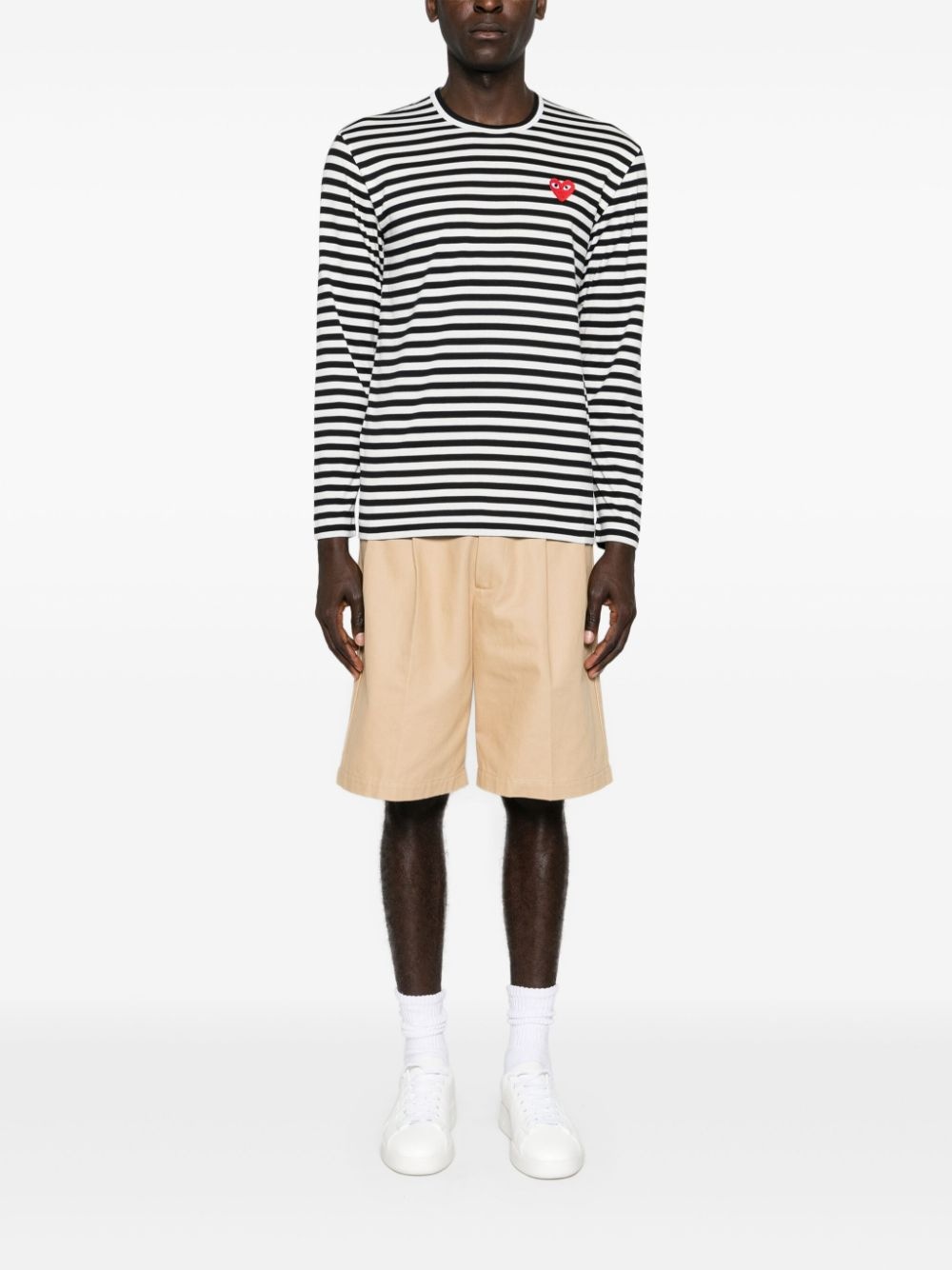 striped T-shirt - 3