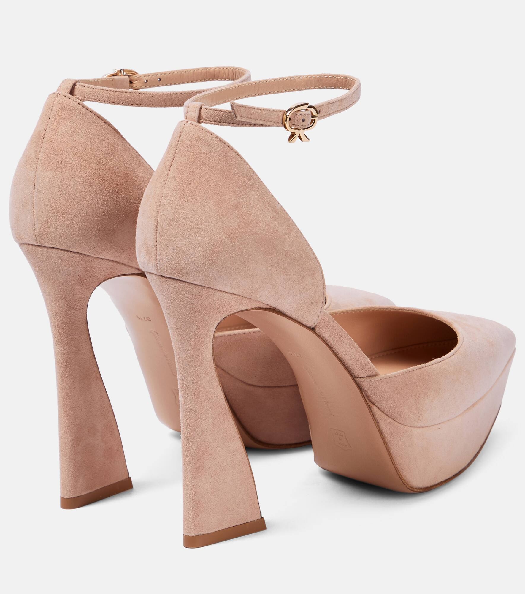 Vertigo suede platform pumps - 3