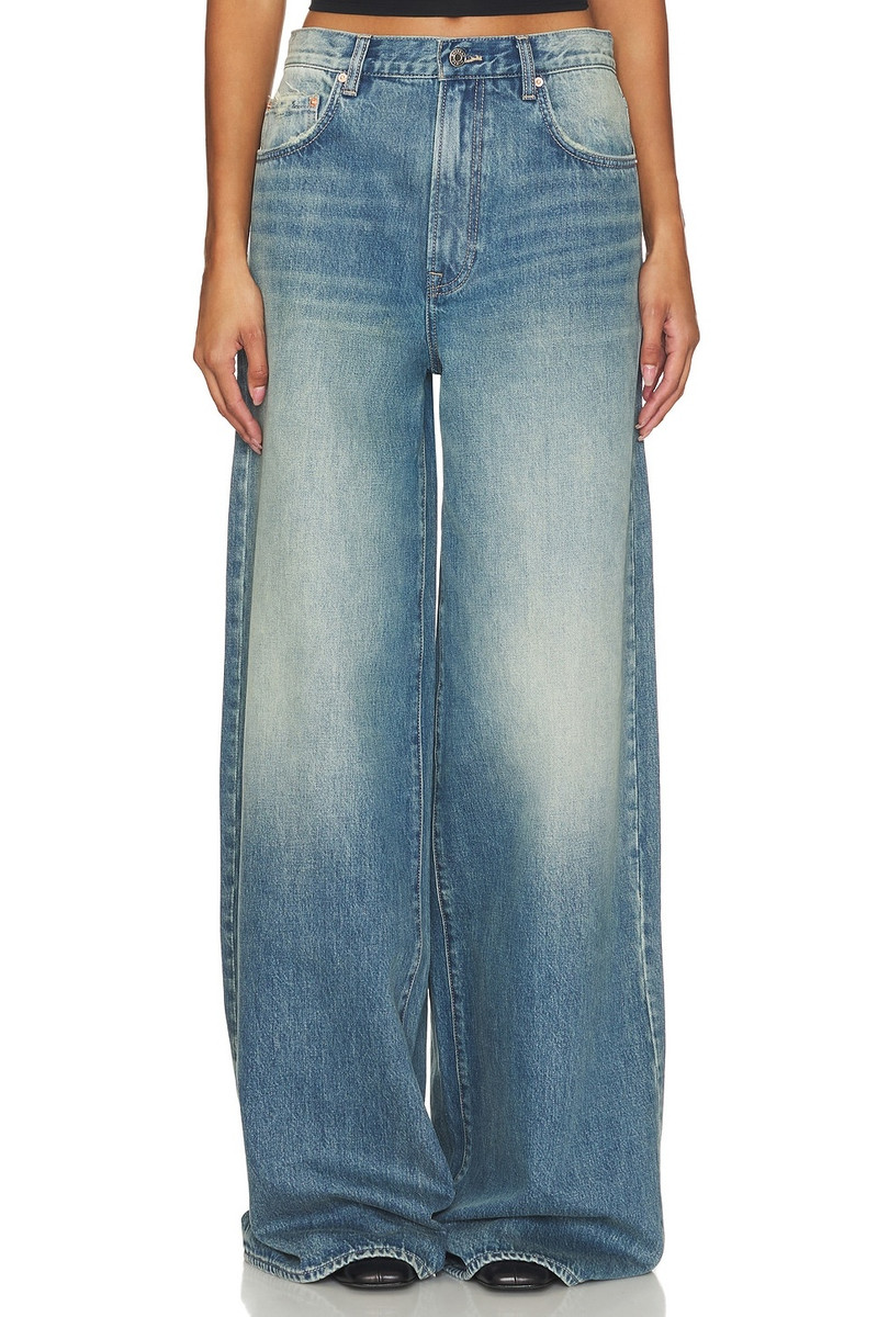 Luna Mid Rise Baggy Wide Leg 1