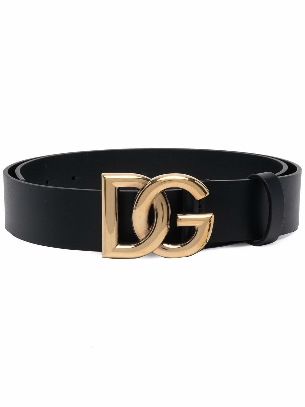 DG-logo leather belt - 1