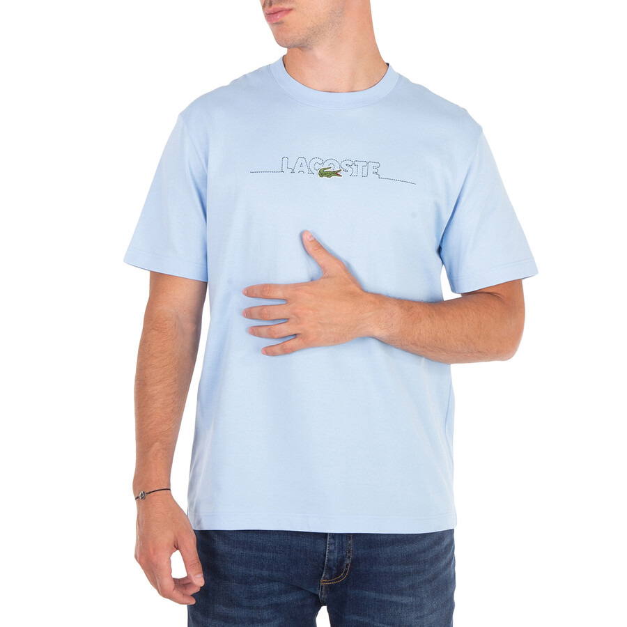 Lacoste Logo Embroidered Cotton T-Shirt - 1