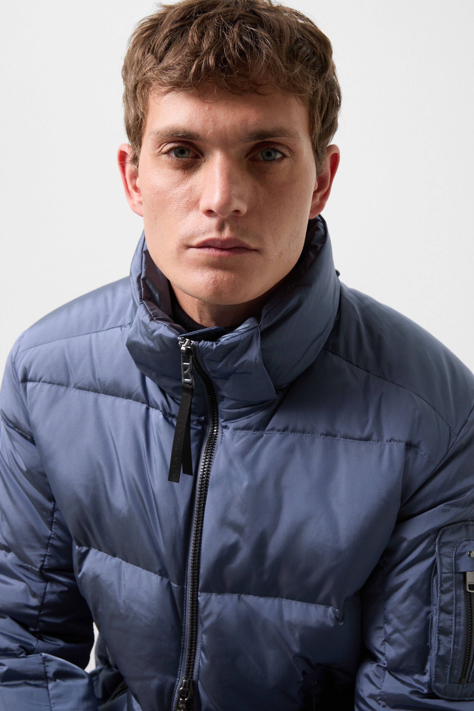 Jamy Down jacket in Blue gray - 6