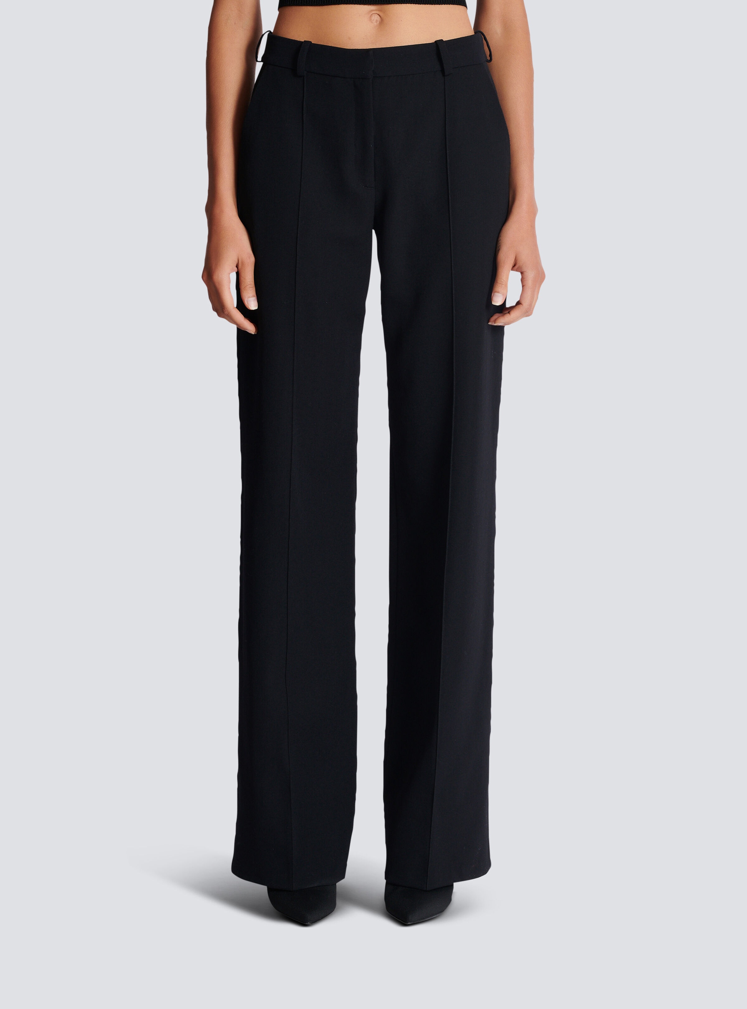 Tailored grain de poudre trousers - 5