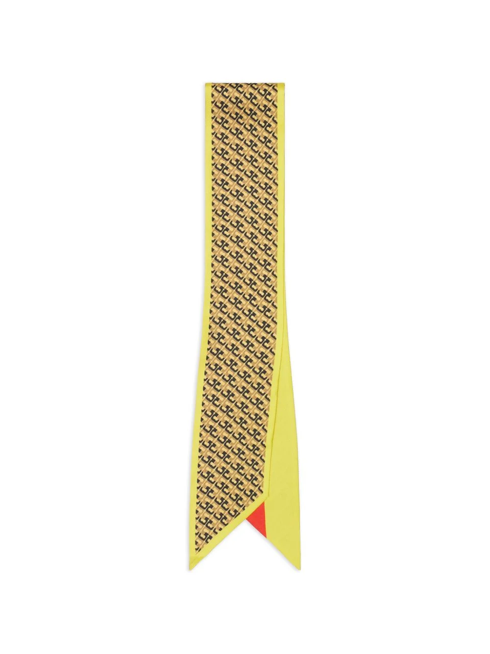 T Link patterned silk tie - 1