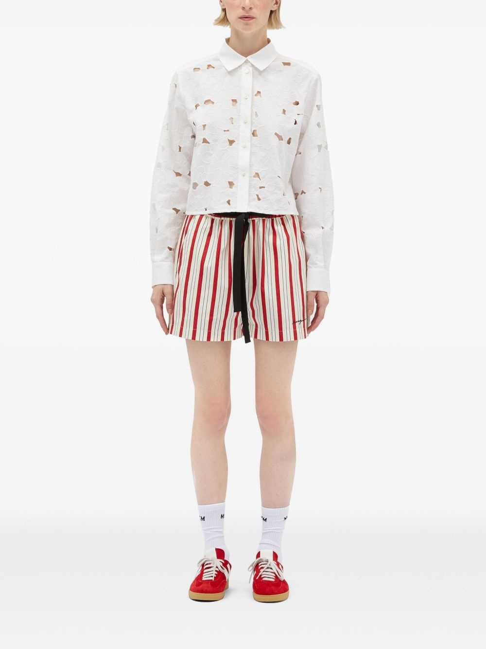 striped shorts - 2