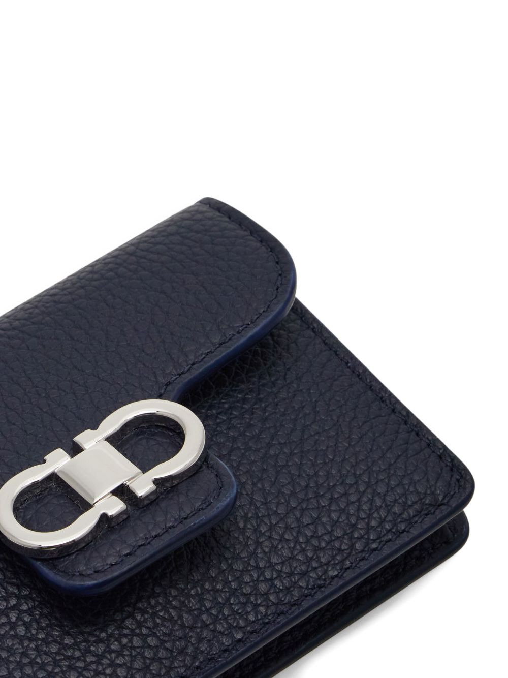 Gancini calfskin compact wallet - 5