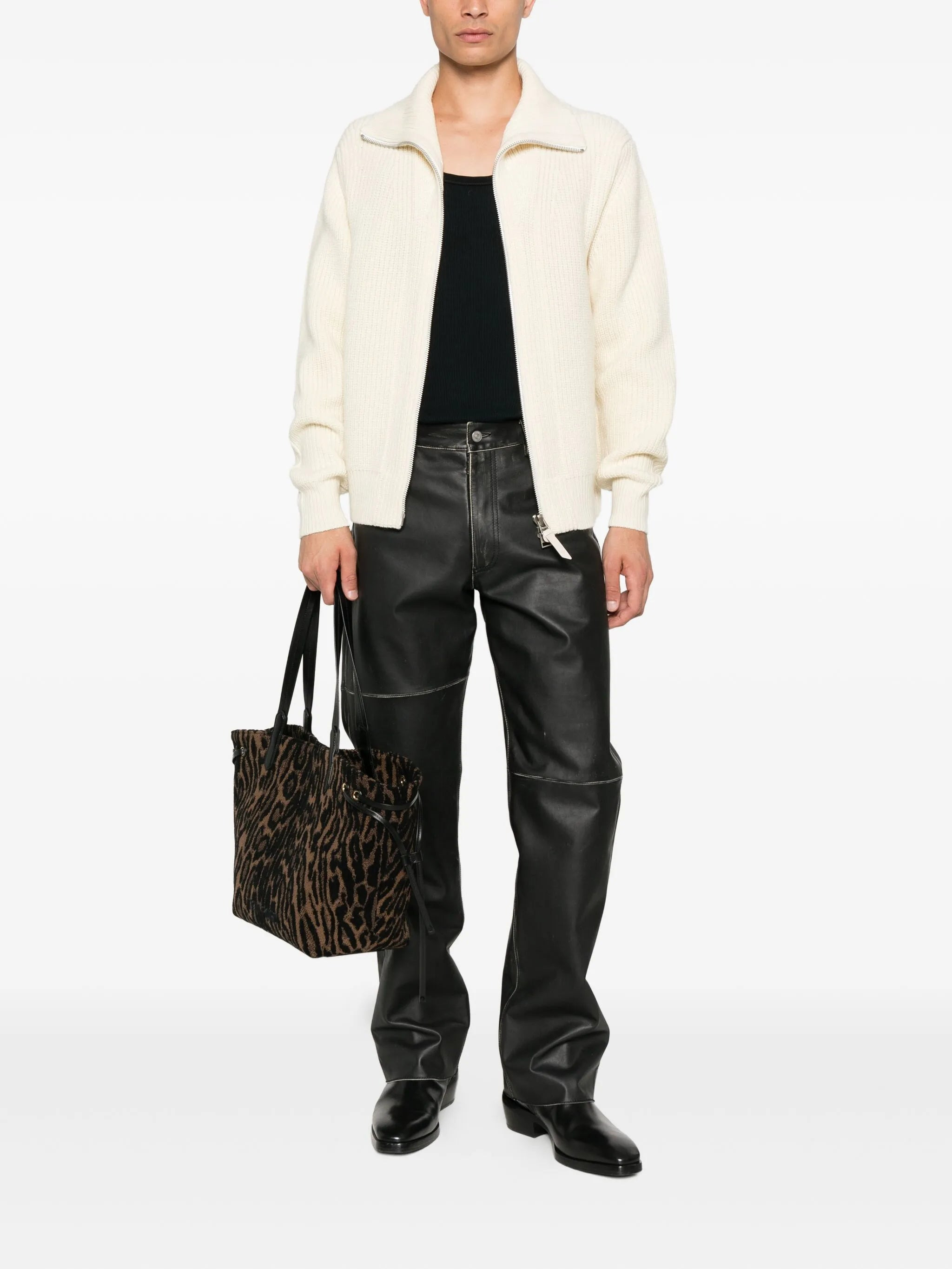 Tom Ford High-neck Zip-front Sweater - 2