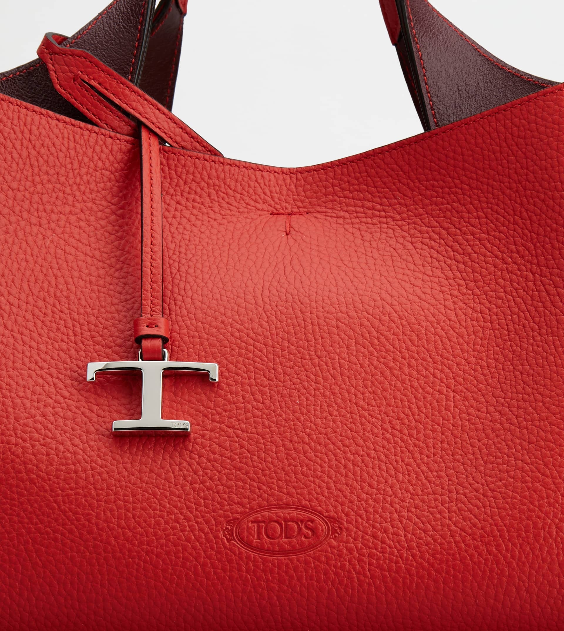 BAG IN LEATHER MINI - RED - 5