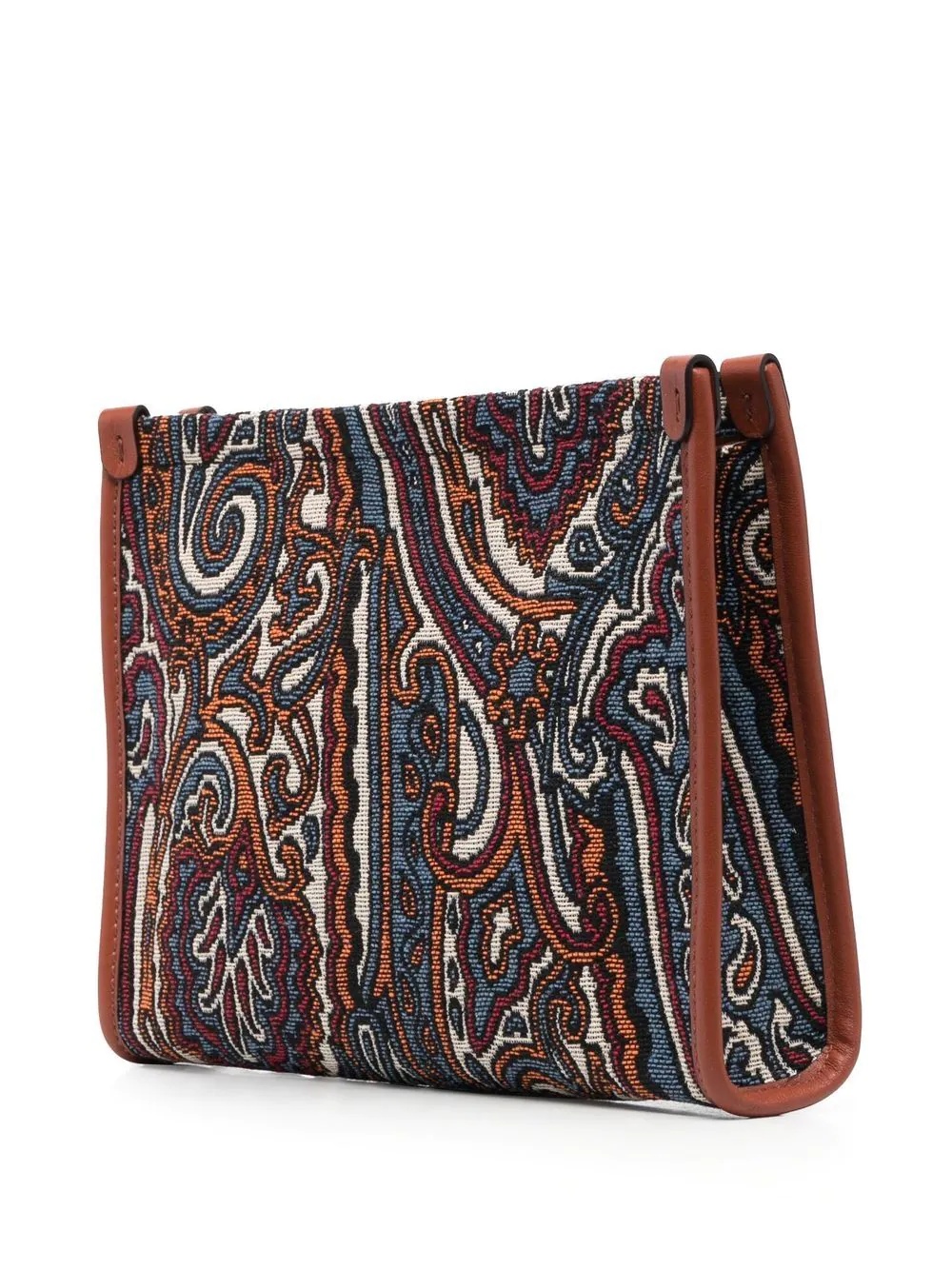 paisley-print clutch bag - 2