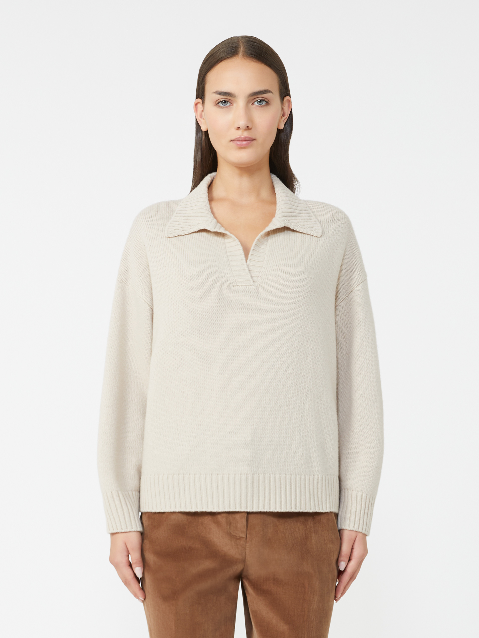AGRE Wool knit polo shirt - 3