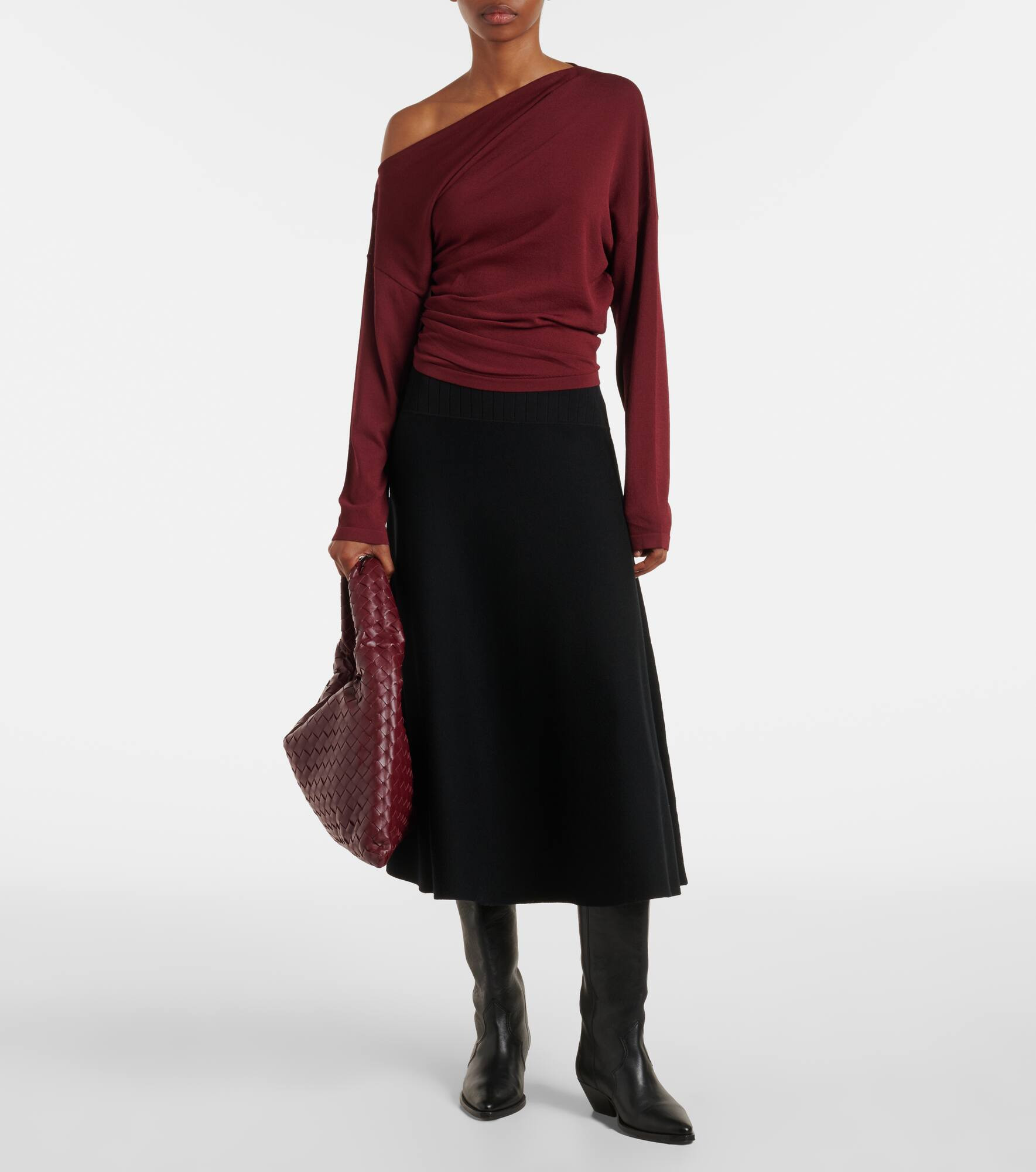 Lilibet gathered off-shoulder top - 2
