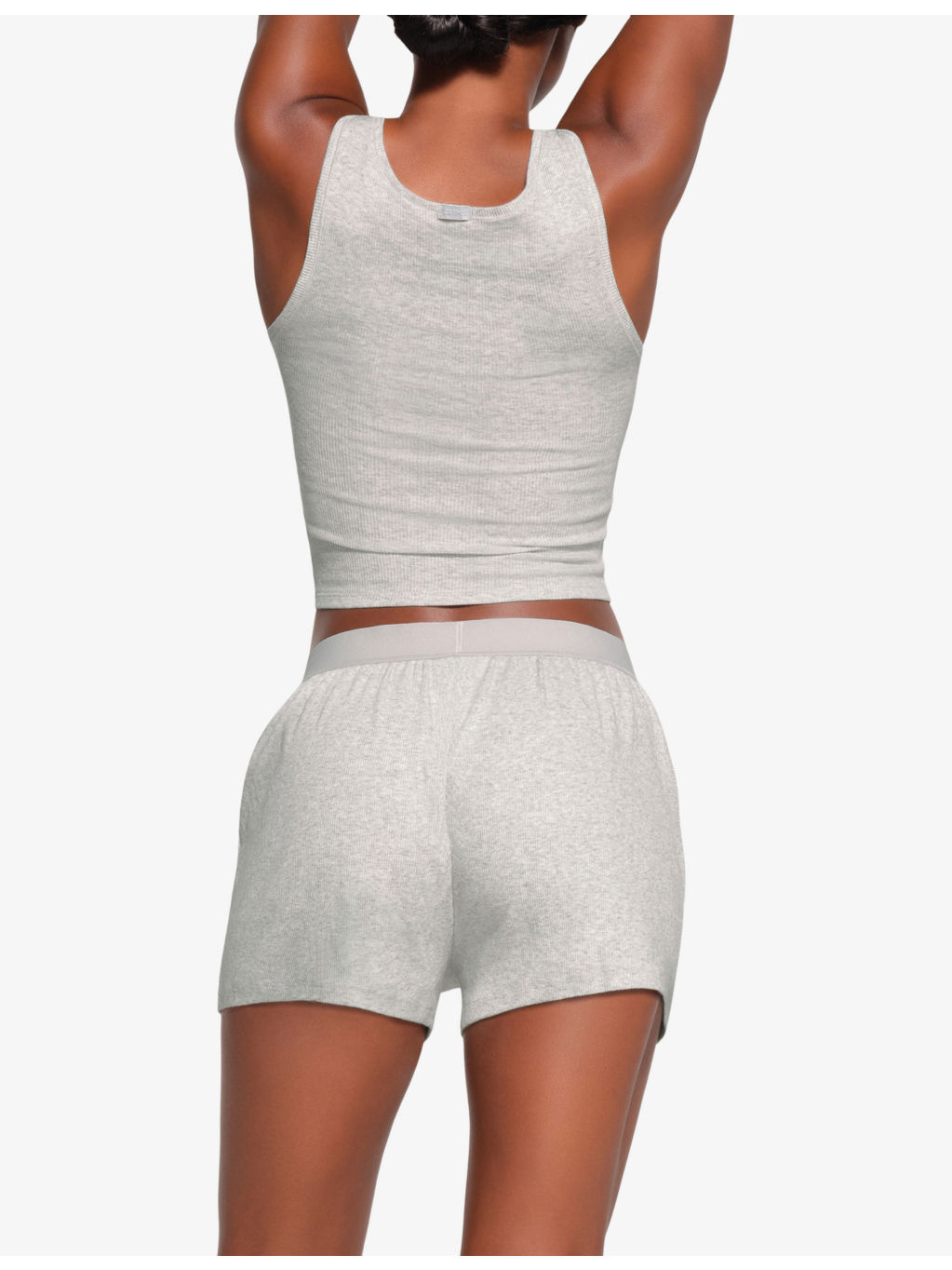Loose-Fit Ribbed Stretch-Cotton Boxer Shorts - 4