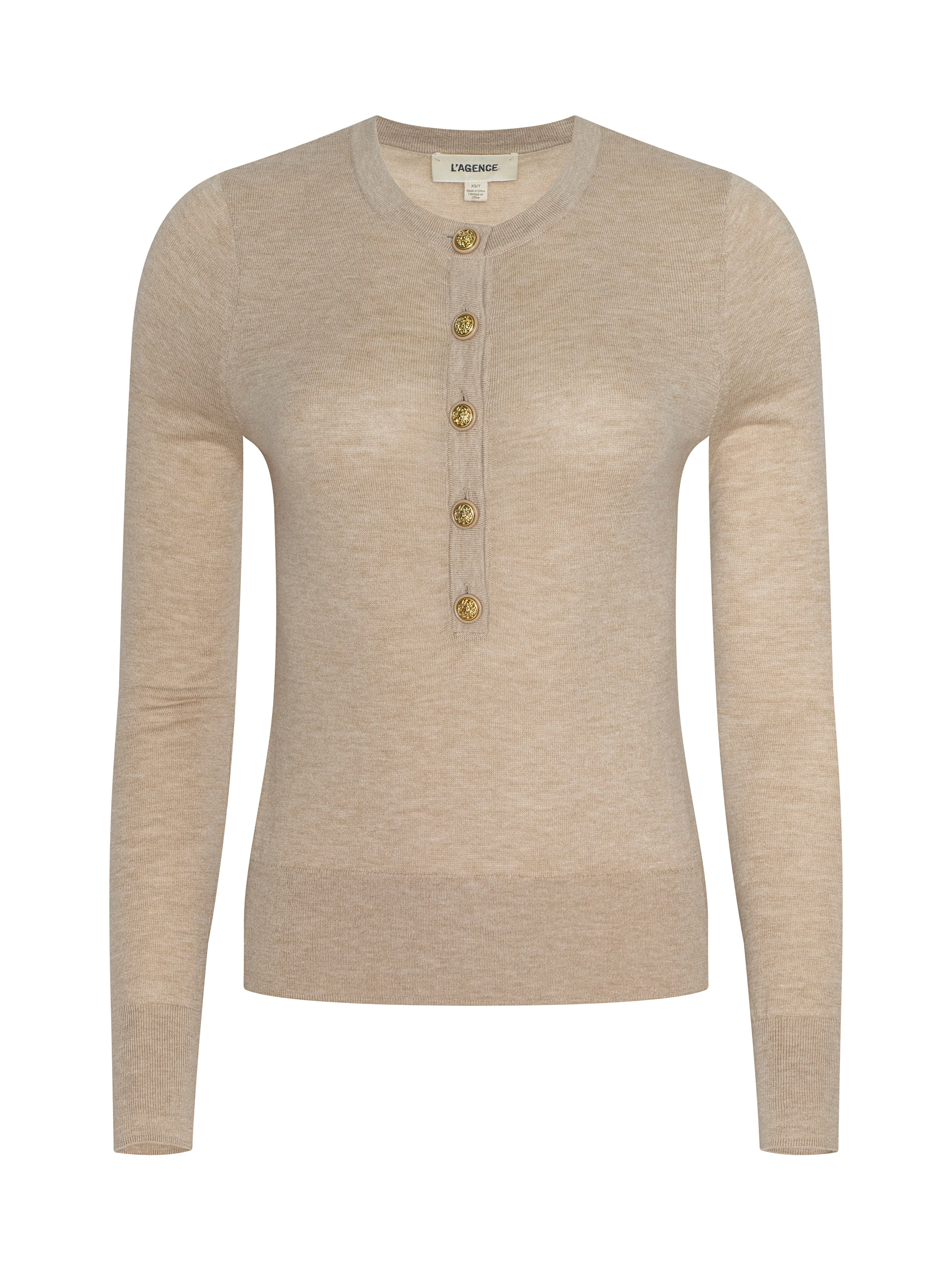 Ronda Knit Henley Top - 1