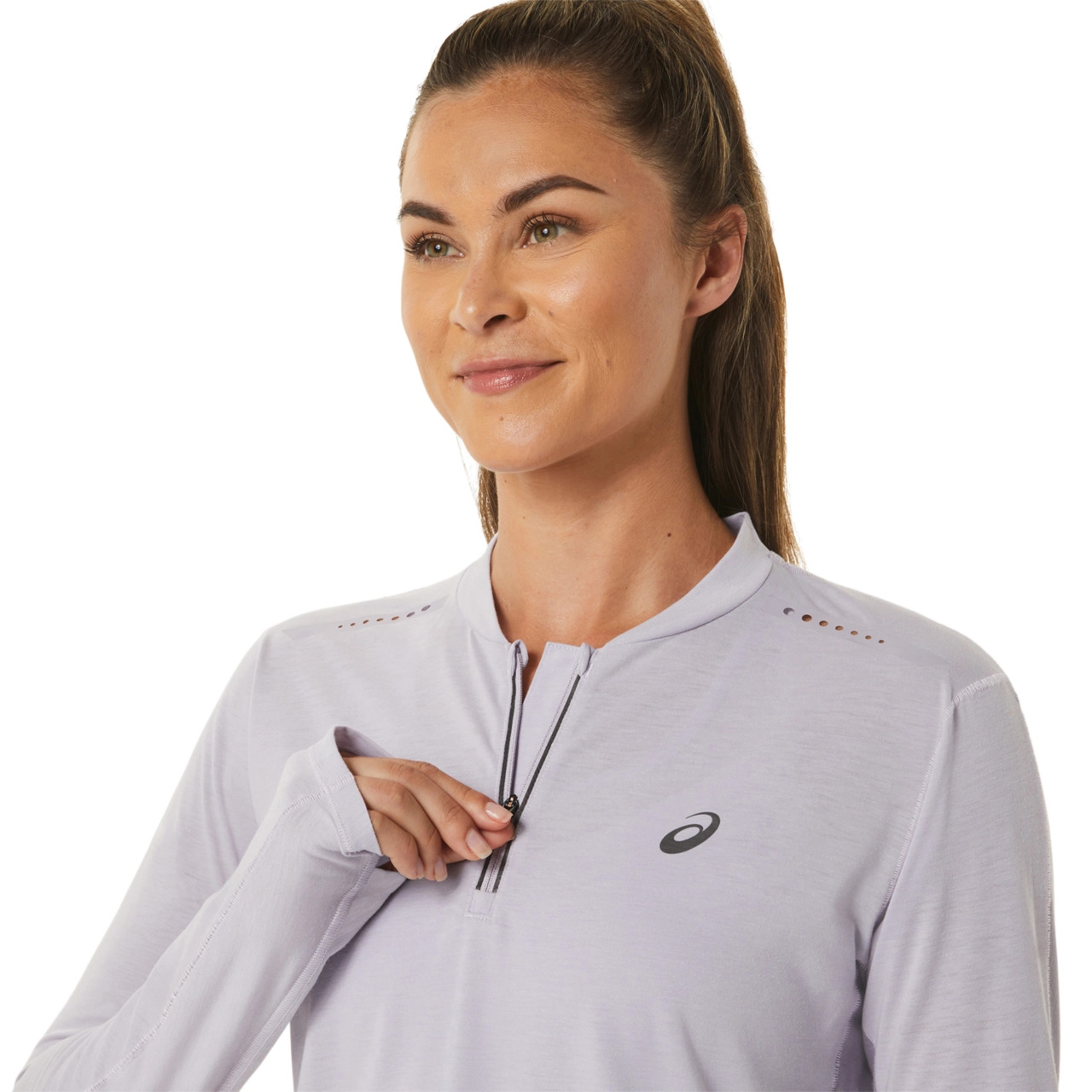 WOMEN'S METARUN 1/2 ZIP LONG SLEEVE TOP - 5