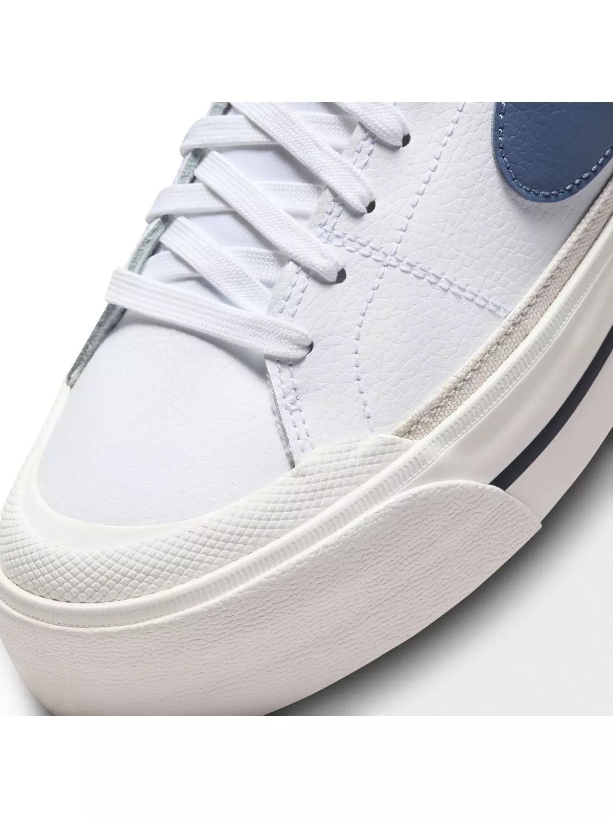Court Legacy Lift "White/Light Orewood Brown/Sail/Diffused Blue" Women's Shoe - 7