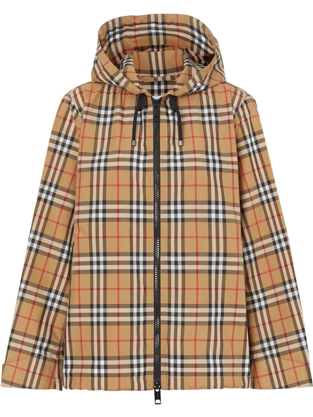 Vintage Check hooded jacket - 1