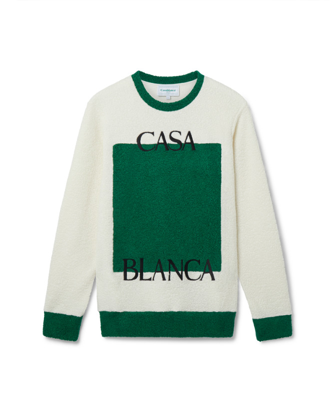 Casablanca Square Logo Terry Jumper - 1