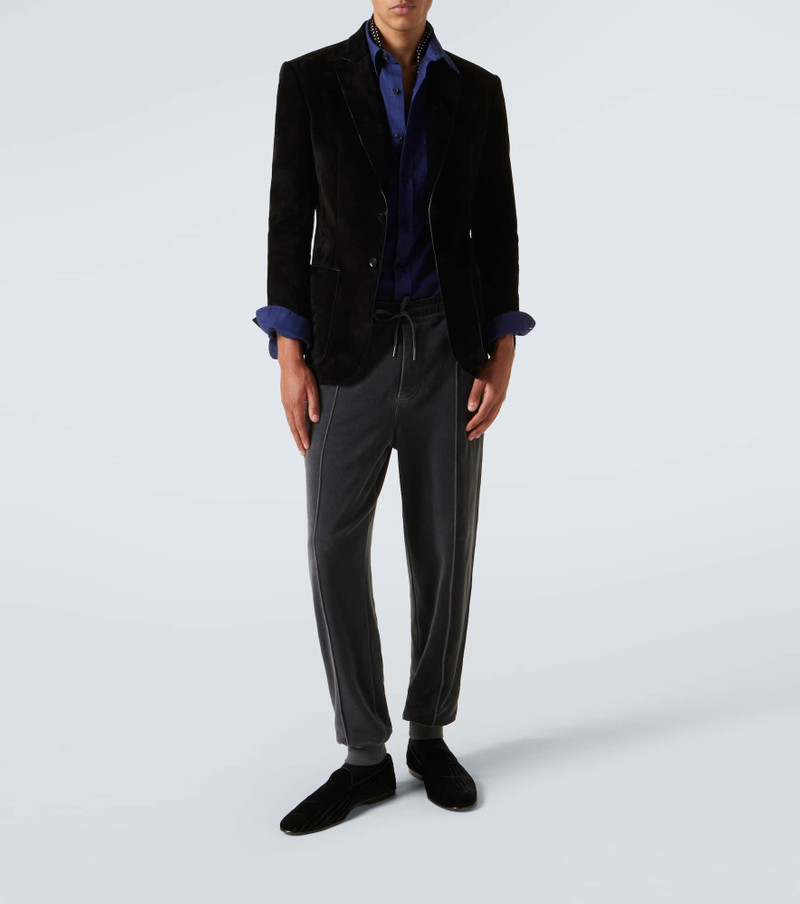 TOM FORD Suede blazer outlook