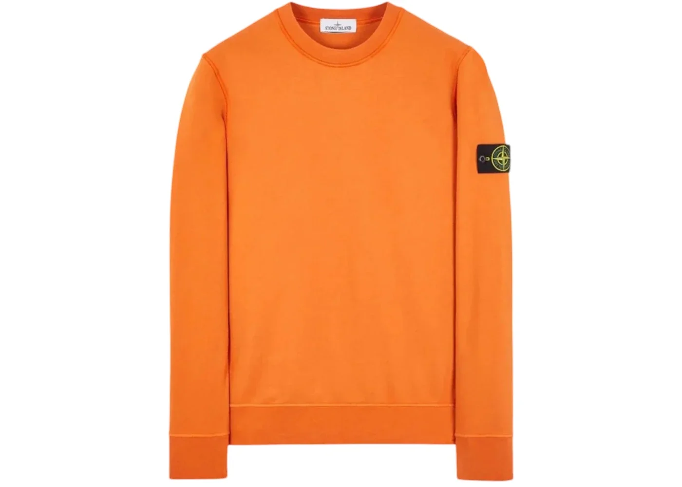 Stone Island Felpa Crewneck Orange - 1