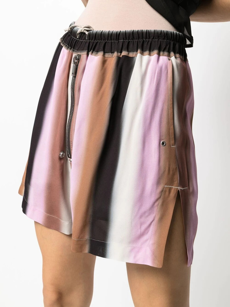 gradient stripe shorts 5