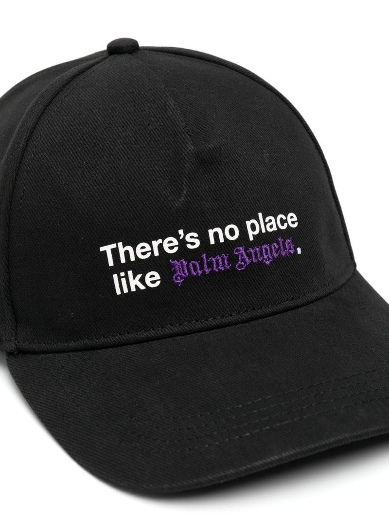 Palm Angels logo-embroidered cotton cap outlook